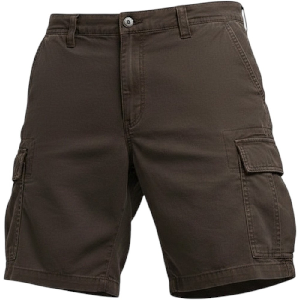 Columbia Cargo Shorts Mens 36 Brown Good Cotton Canvas Utility Hiking XM4104